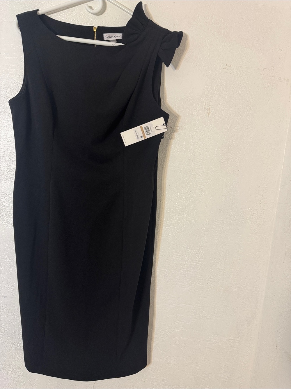 Calvin Klein Black sleeveless Dress size 12